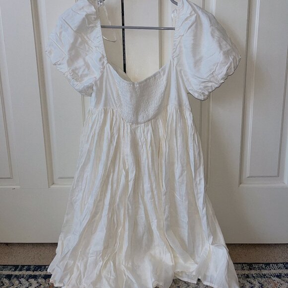 White Mini Dress - Picture 2 of 3